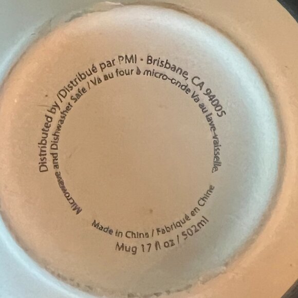 VIRGO Zodiac Horoscope Astrology Constellation Glazed Blue Pottery Mug ~ From P - Picture 9 of 10